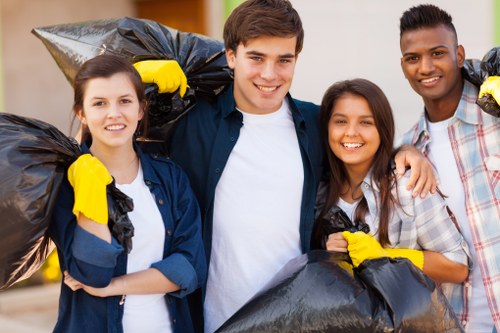 Recycling furniture at Mill Hill center